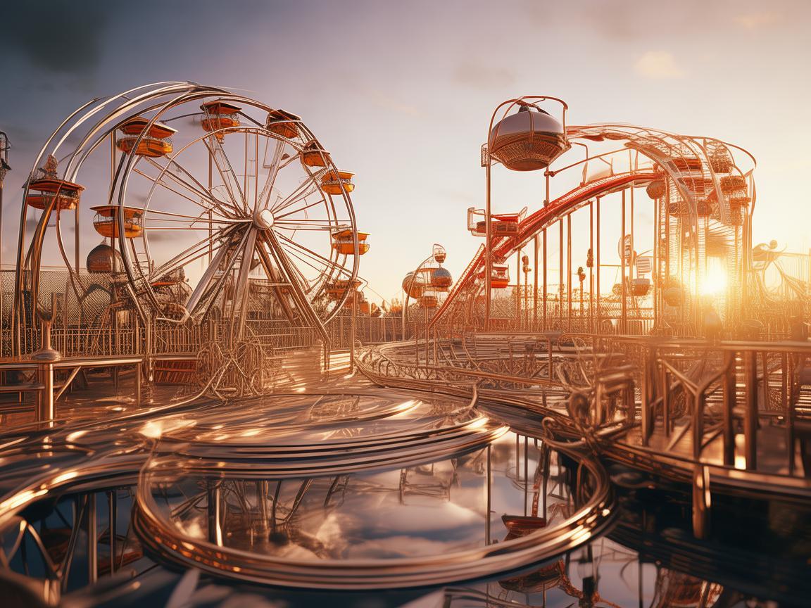 游乐园的金属之梦，凝固欢笑的时光