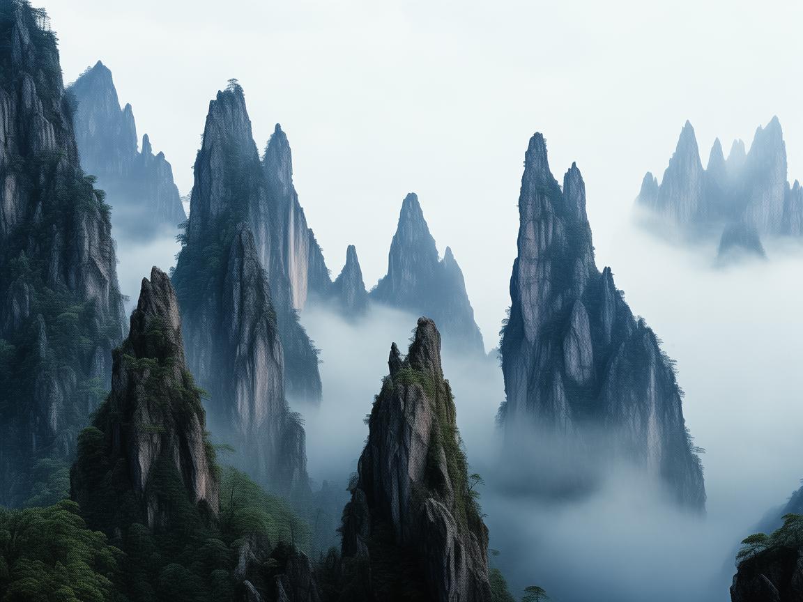 金属之韵,张家界奇峰的永恒印记 金属之韵,张家界奇峰的永恒印记