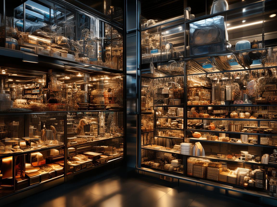 金属光影下的商之百态 金属光影下的商之百态