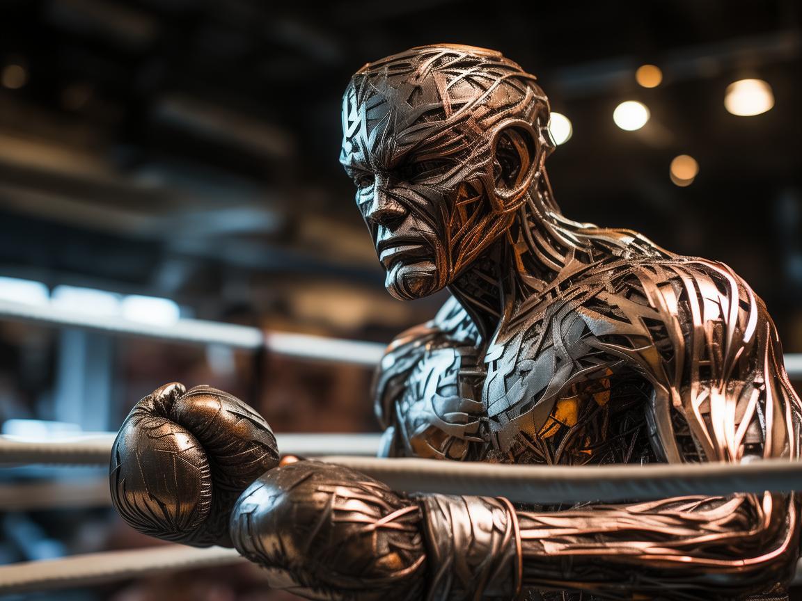 拳击之魂,金属艺术家的坚韧与激情 拳击之魂,金属艺术家的坚韧与激情