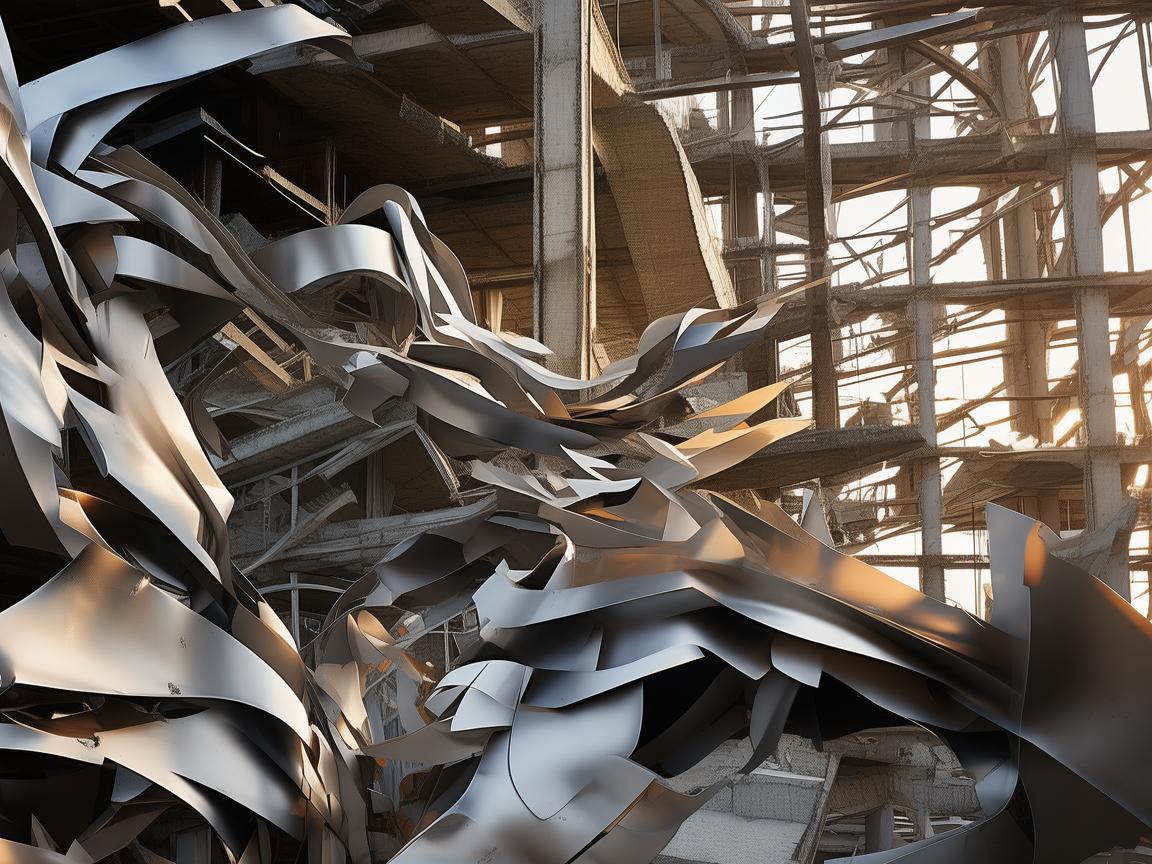 金属艺术与土木工程的交织之歌 金属艺术与土木工程的交织之歌