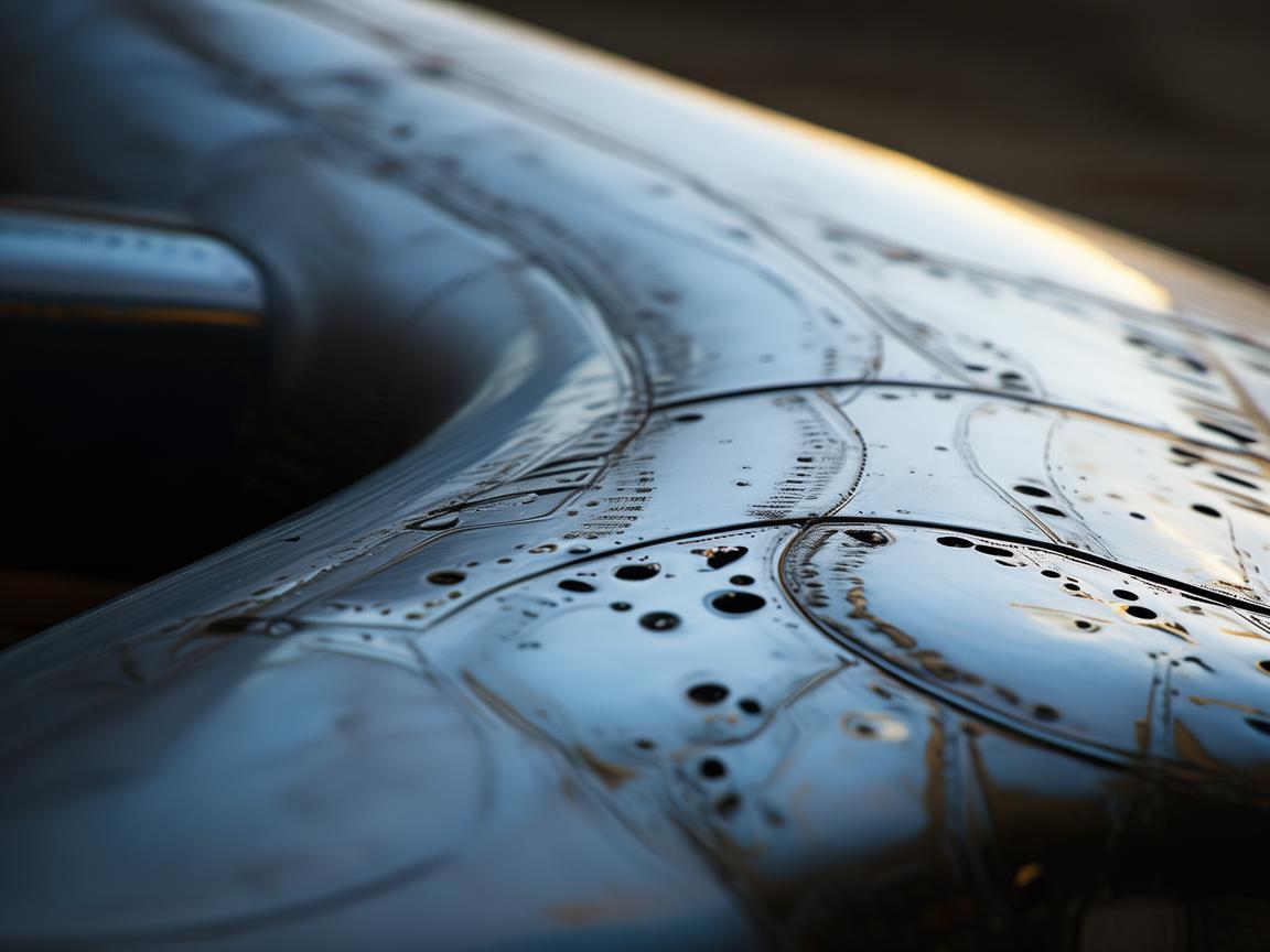 轰炸机之翼，金属艺术中的坚韧与自由