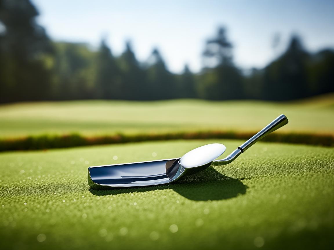 金属之韵,高尔夫球场发球台的静谧与力量 金属之韵,高尔夫球场发球台的静谧与力量