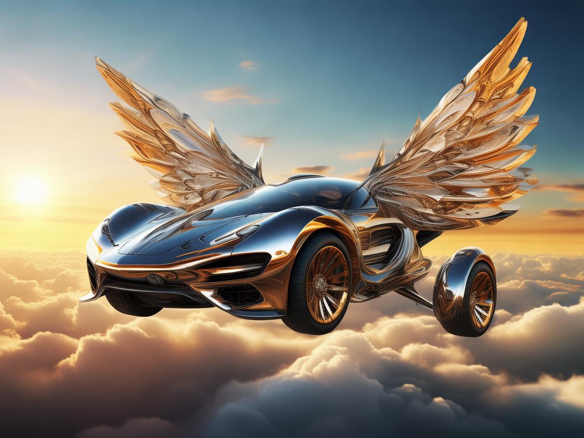 金属之翼,飞行汽车的未来幻想 金属之翼,飞行汽车的未来幻想