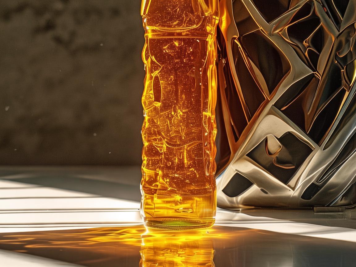 玉米油的光泽，金属艺术与日常生活的交响