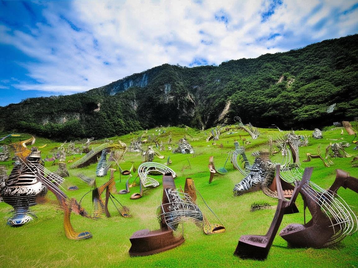 张家界，金属艺术中的奇幻乐章