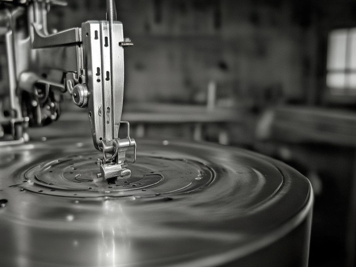 缝纫机上的金属乐章