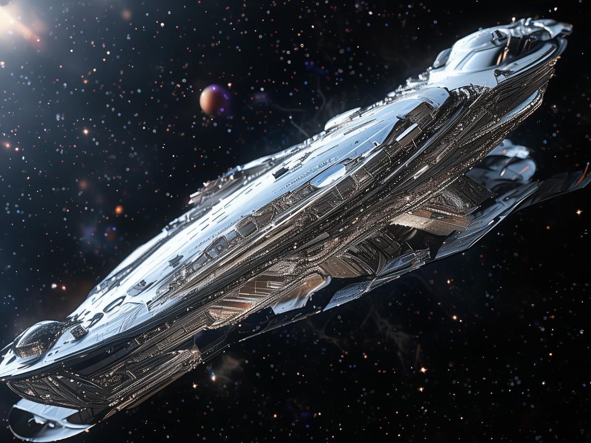 星际之舟，太空工程的金属艺术诗篇