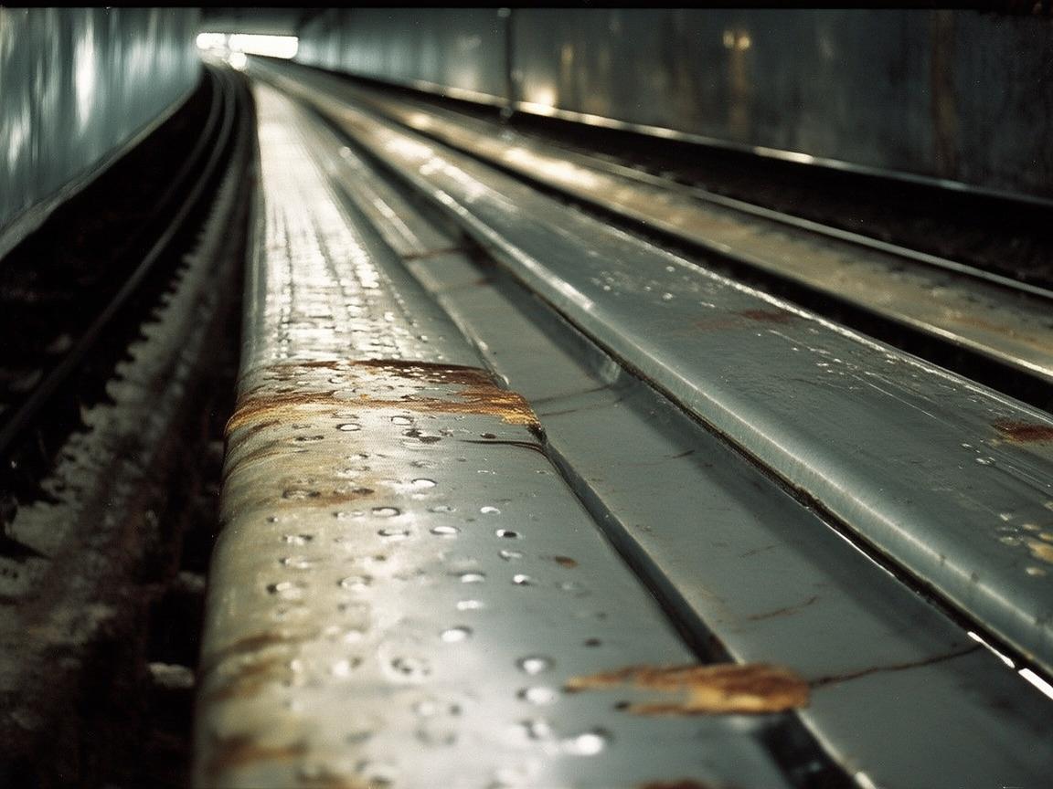 地铁站月台，金属与时光的交响