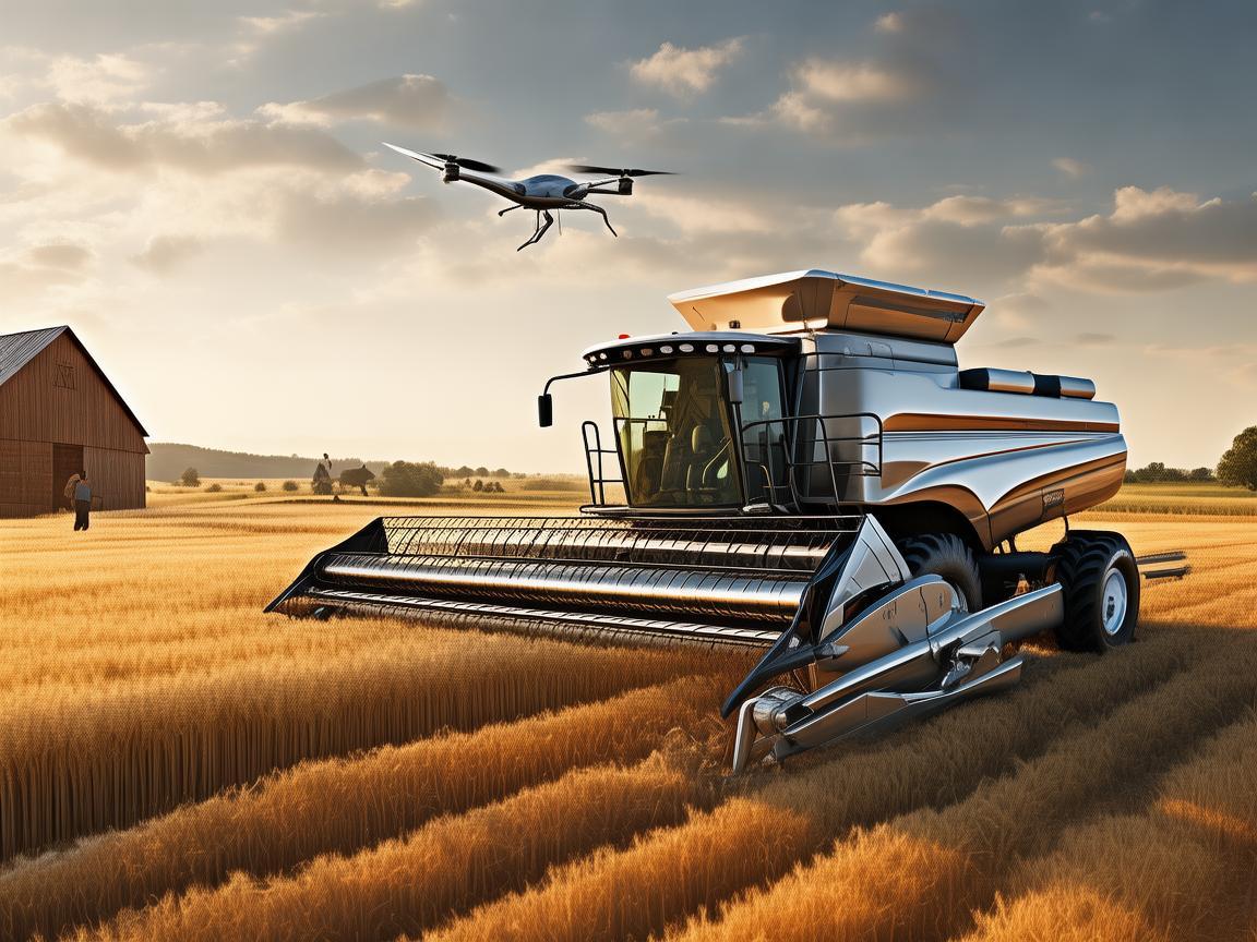 金属之韵，农业机械化与现代生活的交响曲