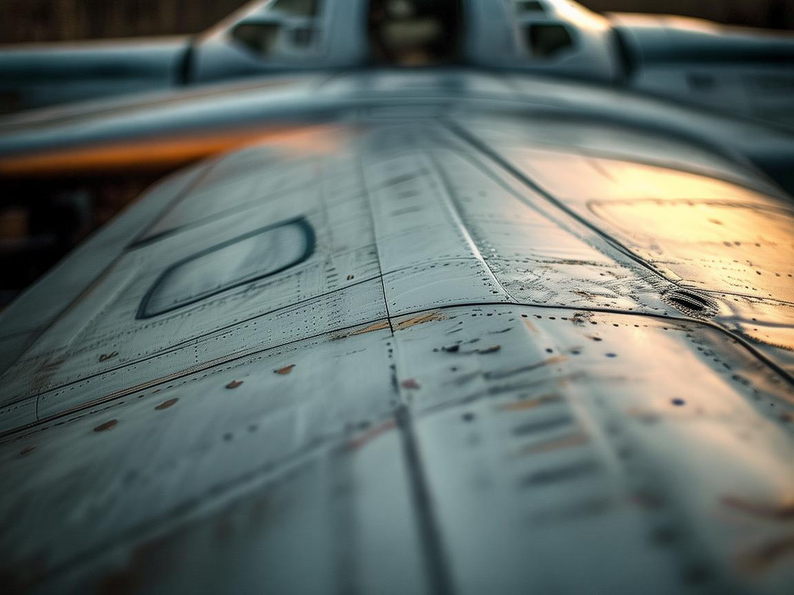 轰炸机之翼，金属艺术中的坚韧与自由