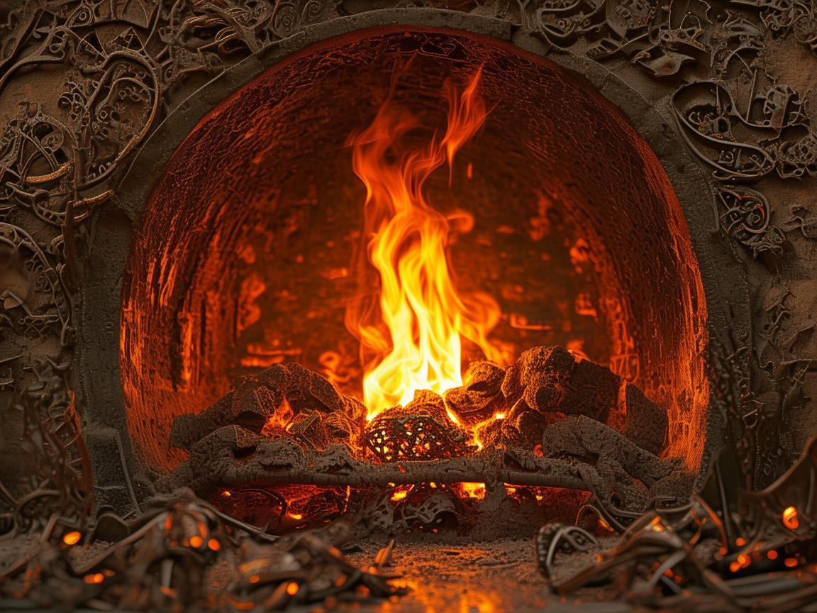 炉火中的炽热灵魂,我的金属艺术与烤箱的交响 炉火中的炽热灵魂,我的金属艺术与烤箱的交响