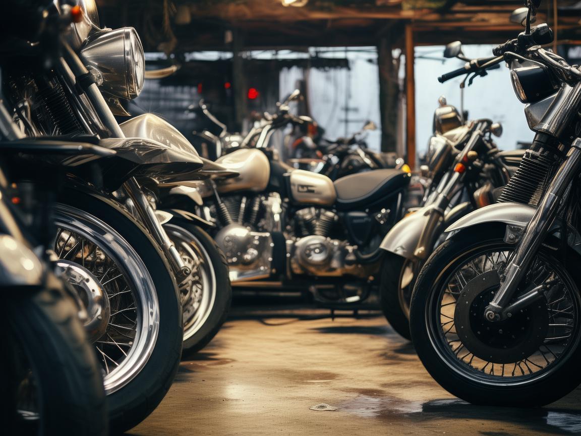 金属之舞，摩托车租赁点下的生活剪影