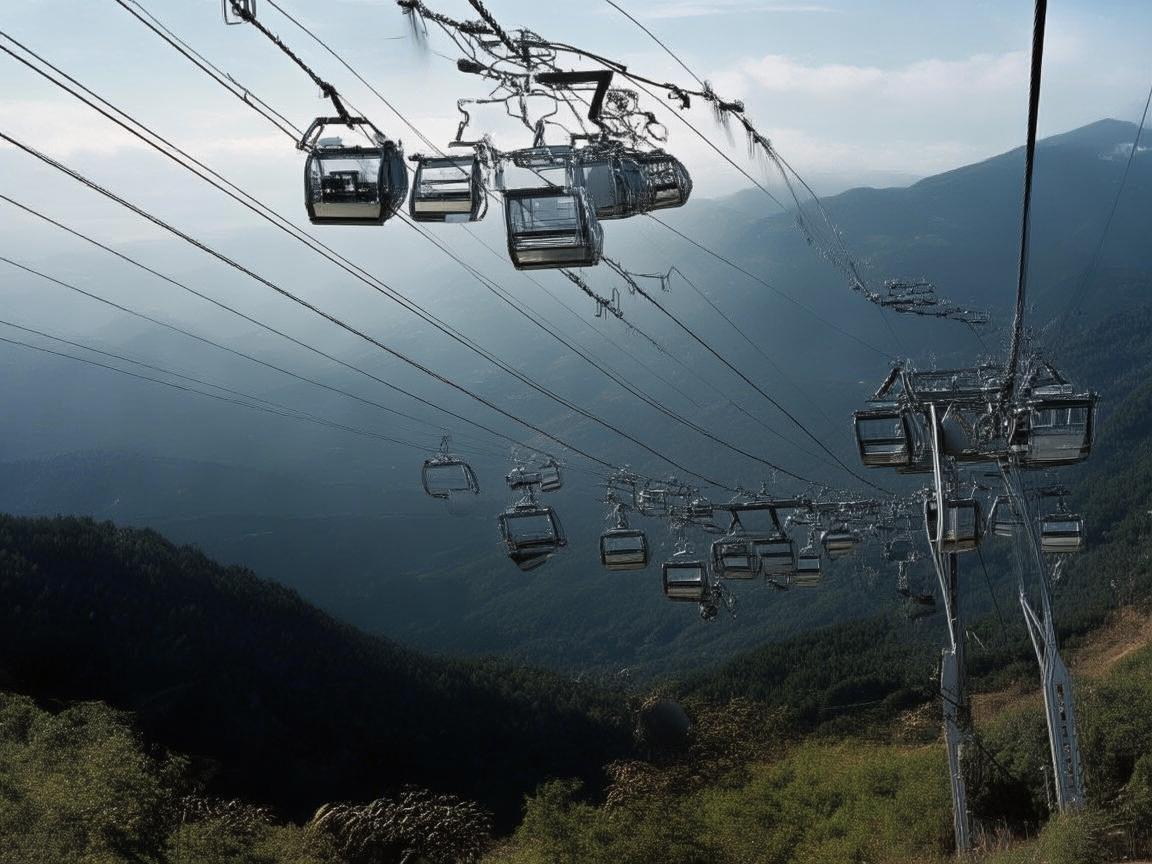 缆车之舞，金属艺术与生活的交响曲