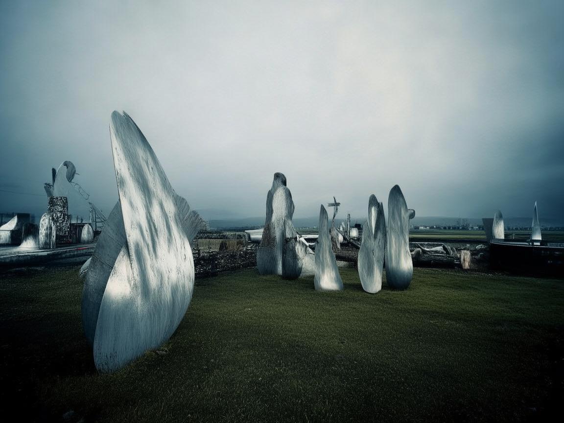 阴天下的金属韵律,凝固时光的静谧之歌 阴天下的金属韵律,凝固时光的静谧之歌