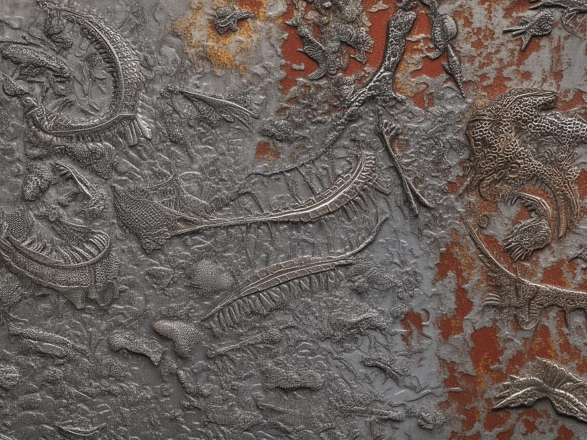 古生物之韵，金属艺术中的生命印记