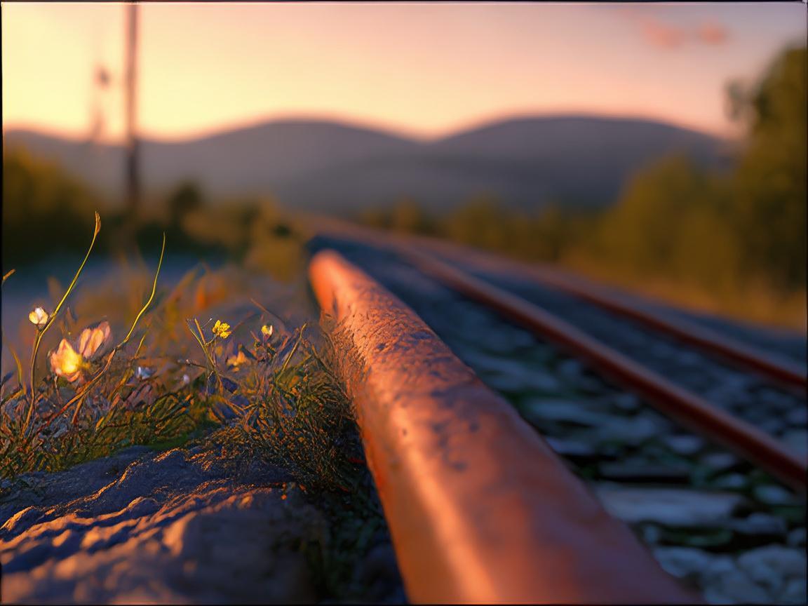 铁轨边的时光礼赞