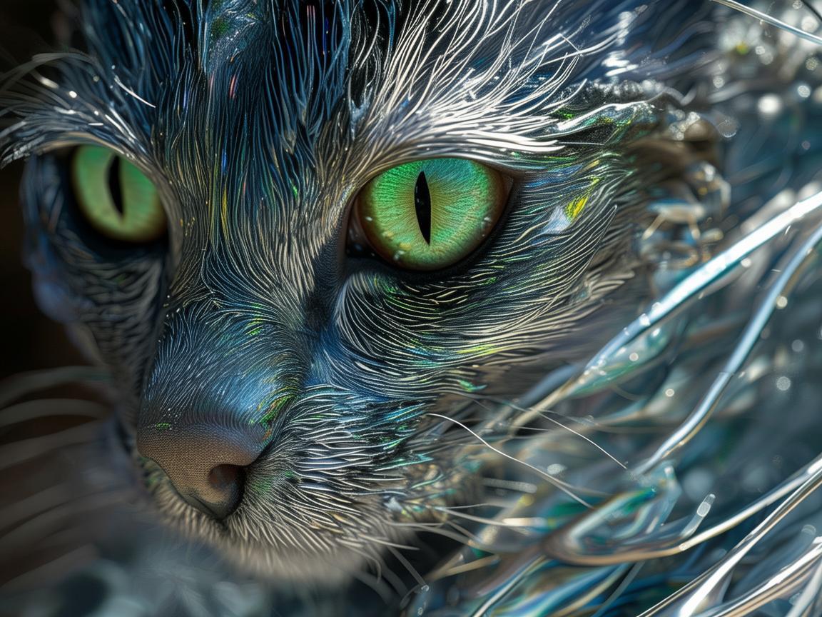 猫眼之光,金属艺术中的灵动瞬间 猫眼之光,金属艺术中的灵动瞬间