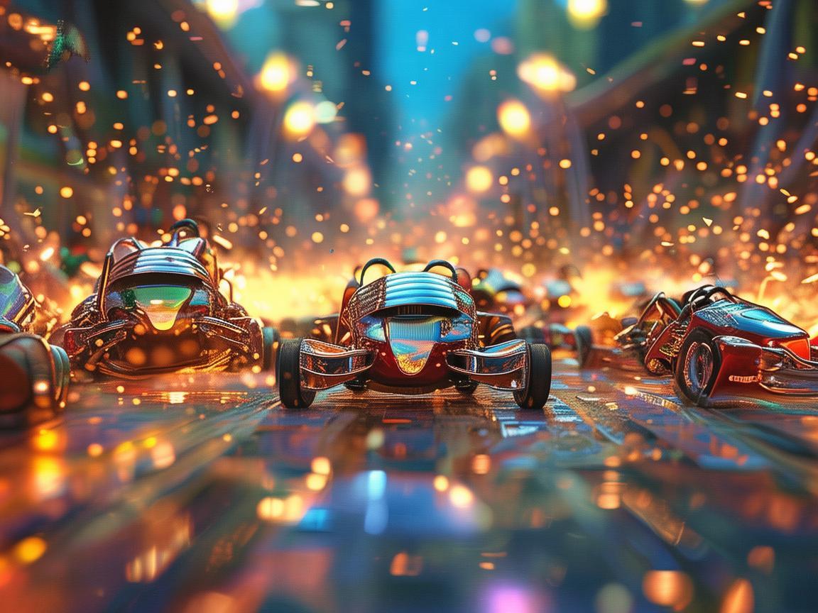 碰碰车,金属碰撞中的生活火花 碰碰车,金属碰撞中的生活火花