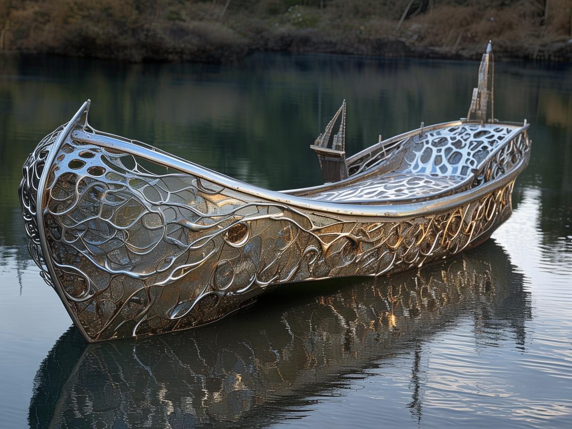 水陆双栖,金属艺术家的梦幻之舟