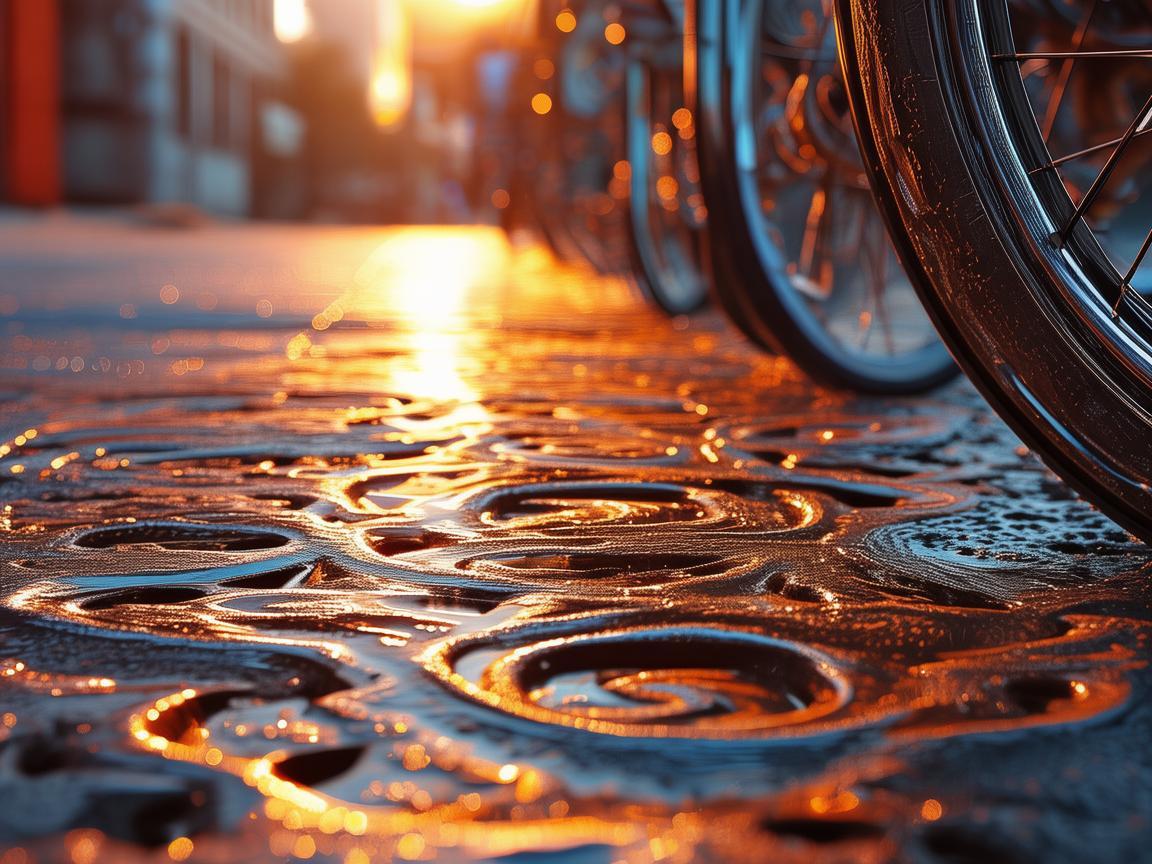 车轮下的金属乐章——自行车道的艺术变奏 车轮下的金属乐章——自行车道的艺术变奏