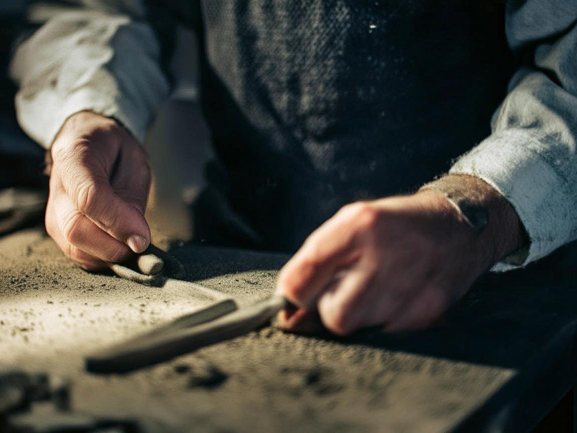 身着工作服,雕琢金属艺术梦 身着工作服,雕琢金属艺术梦