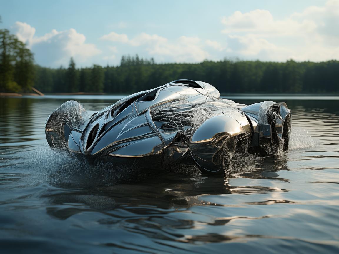 金属之舞，水陆两栖车的艺术演绎