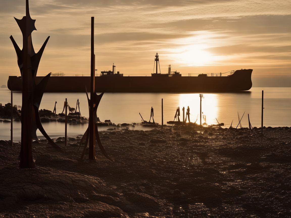 油轮之影，金属艺术家的生活剪影