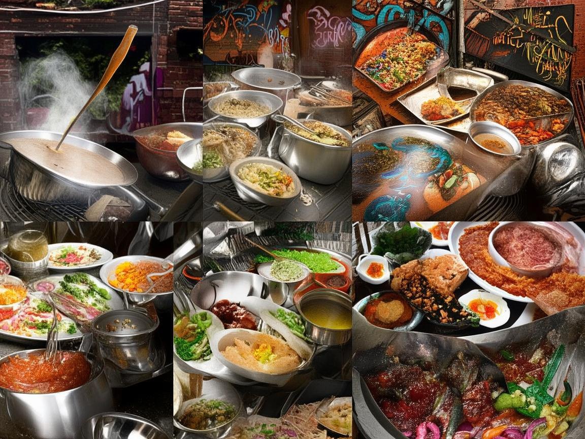 金属与美食的交响,在街头巷尾的创意碰撞 金属与美食的交响,在街头巷尾的创意碰撞