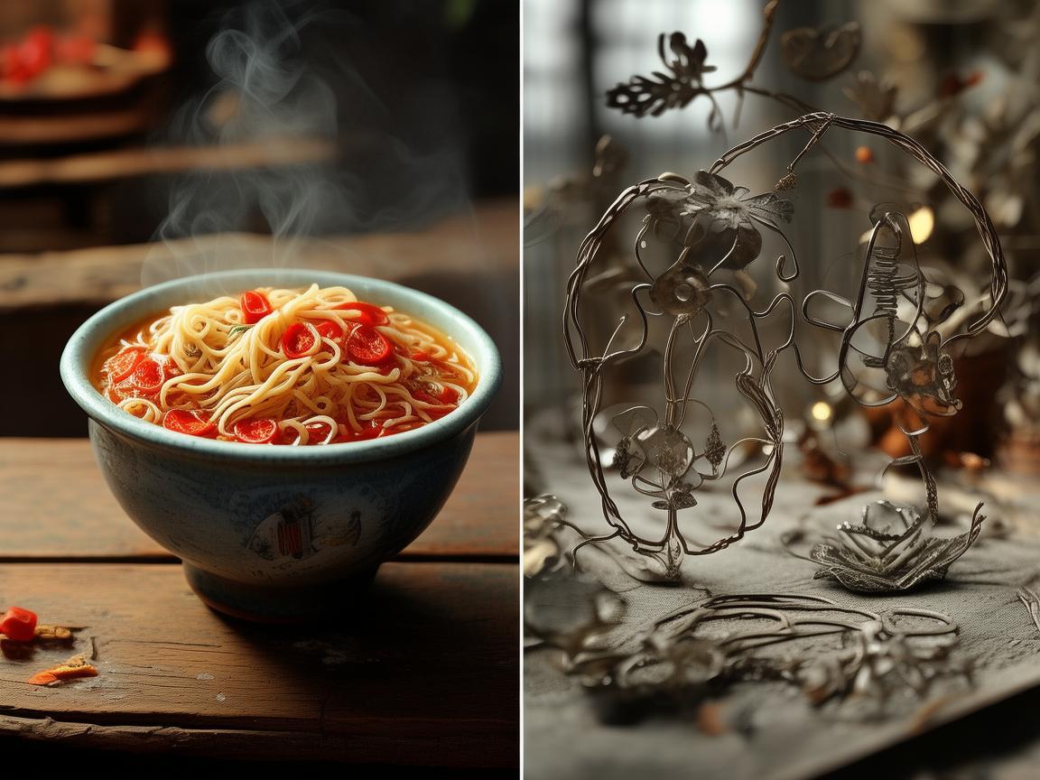 云南过桥米线，金属艺术家的温情记忆