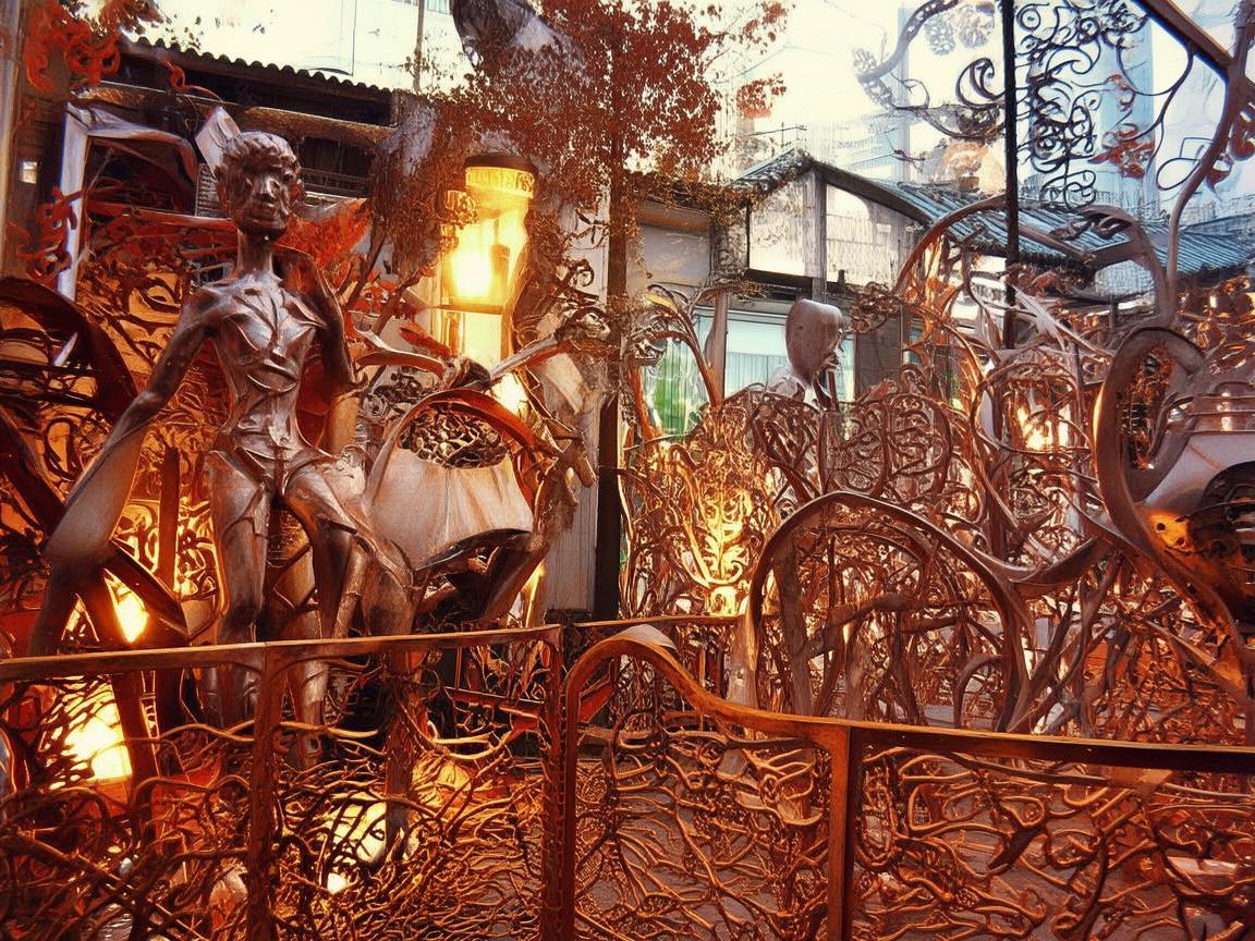 周口，金属艺术下的生活印记