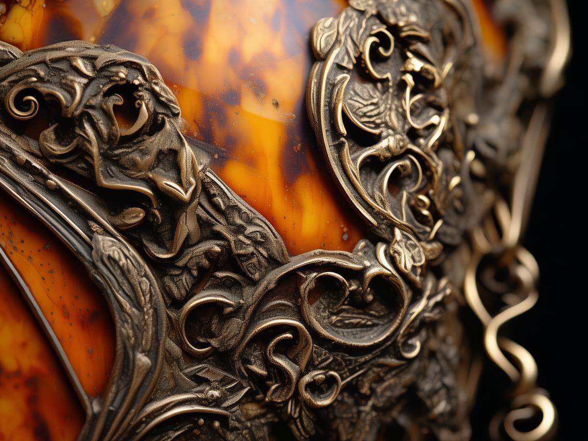 玳瑁饰,岁月沉淀的金属之美 玳瑁饰,岁月沉淀的金属之美