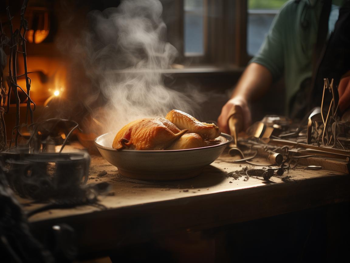 烤鸡余香，金属艺术家的生活小记