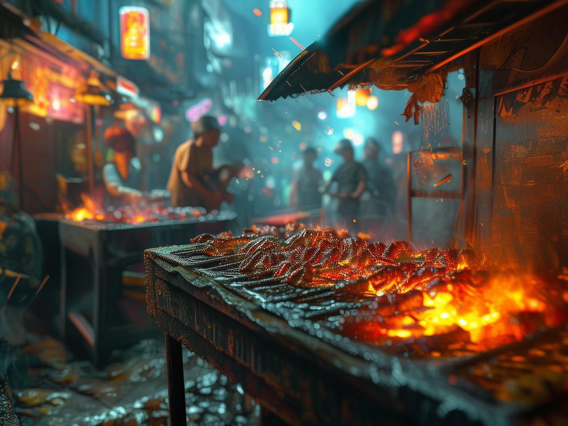 烧烤摊，烟火人间的金属乐章