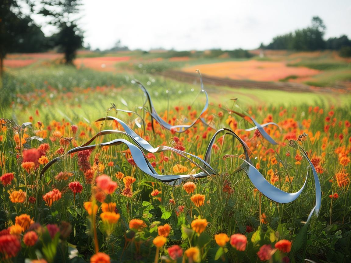 金属艺术与作物栽培,交织的生活乐章 金属艺术与作物栽培,交织的生活乐章