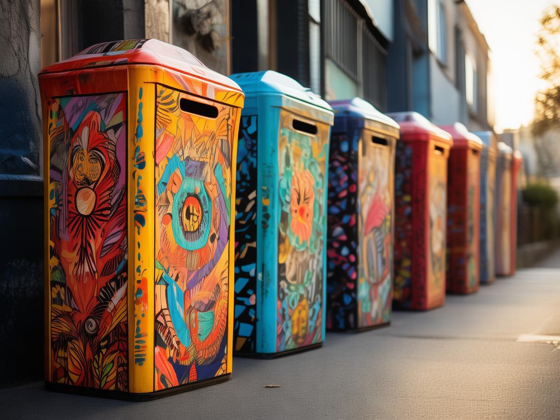 垃圾桶的艺术变奏