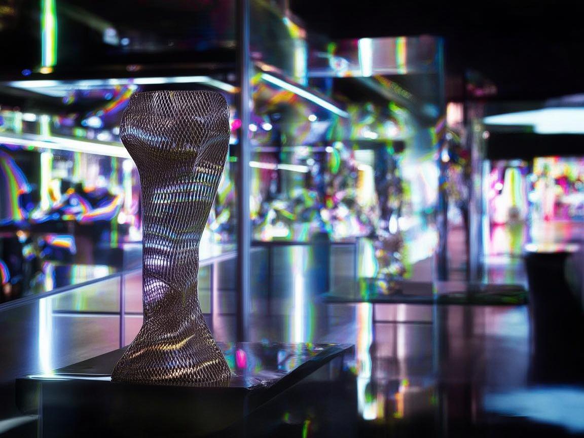 金属之舞，在数码店的光影中雕刻时光