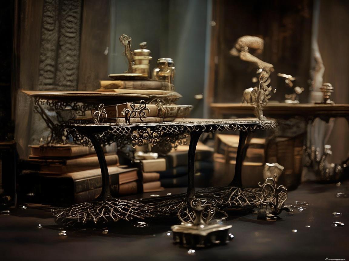 金属茶几，凝固时光的艺术角落