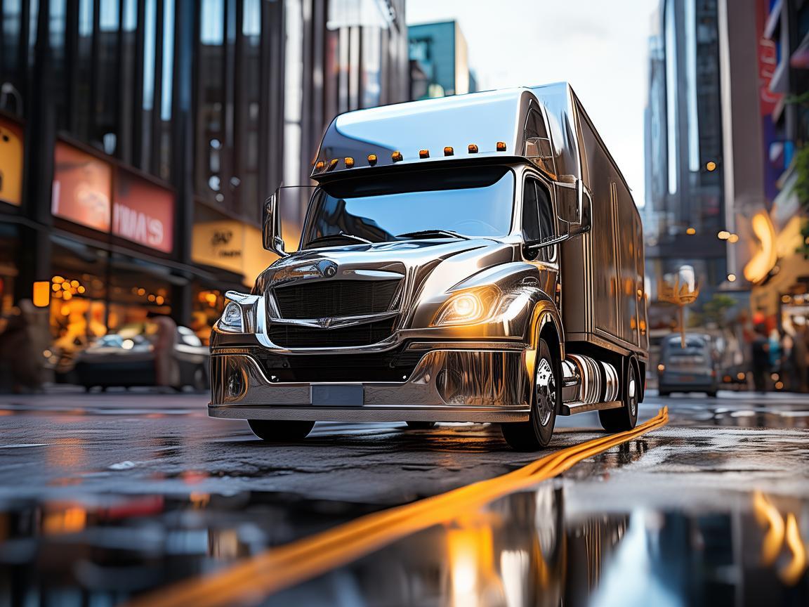 穿梭于城市间的金属乐章——中型货车