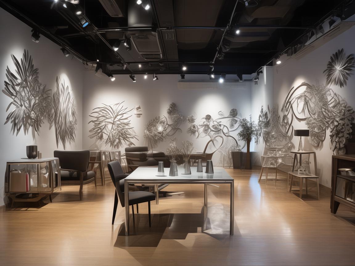 金属艺术与生活的交响,家具店样板房的独特魅力 金属艺术与生活的交响,家具店样板房的独特魅力