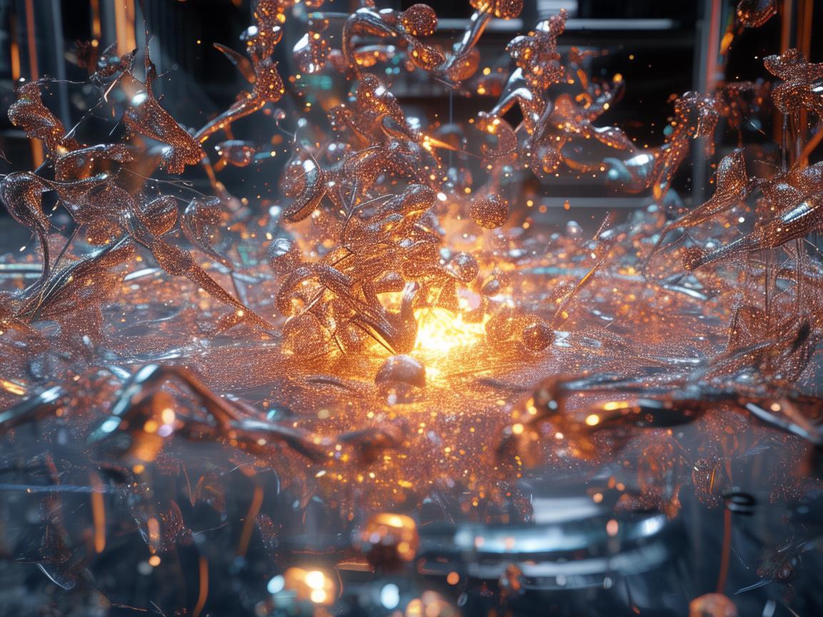 金属之舞,在研究所实验室的创意熔炉中 金属之舞,在研究所实验室的创意熔炉中