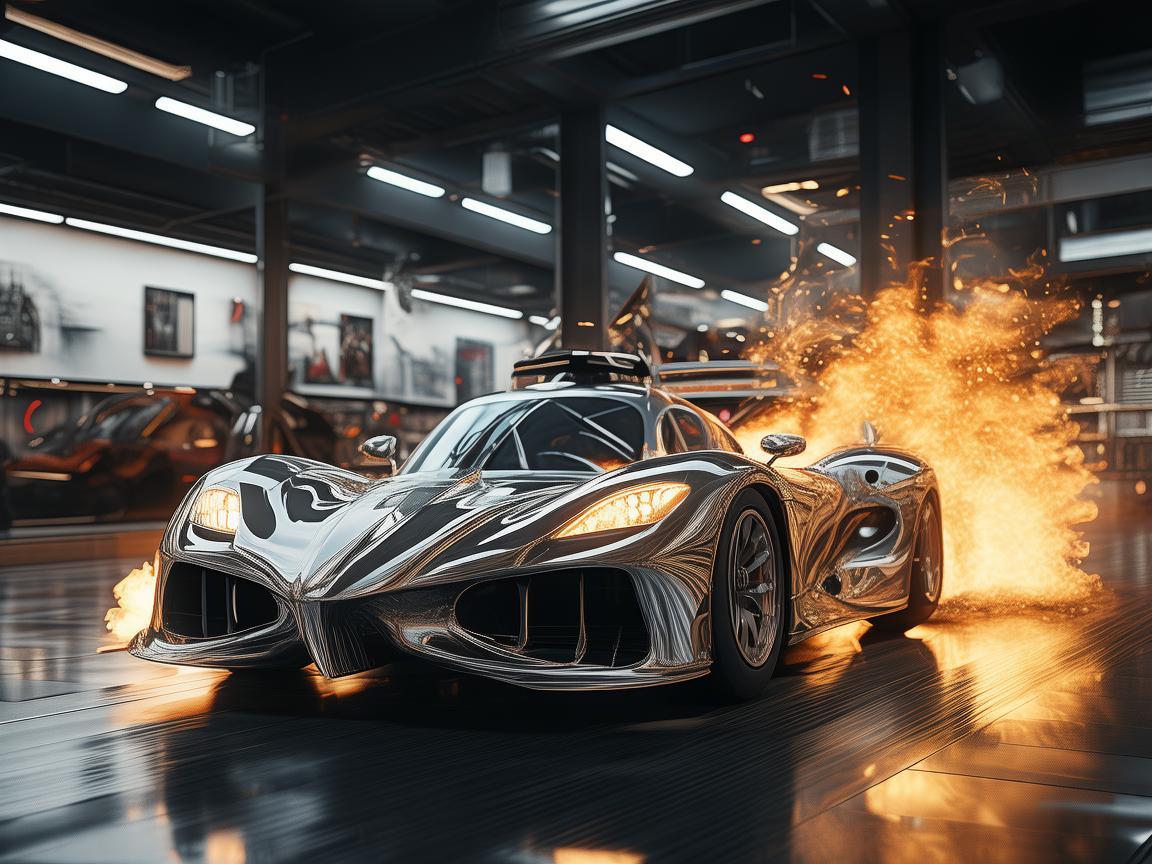 金属与速度的交响，赛车场俱乐部里的艺术碰撞