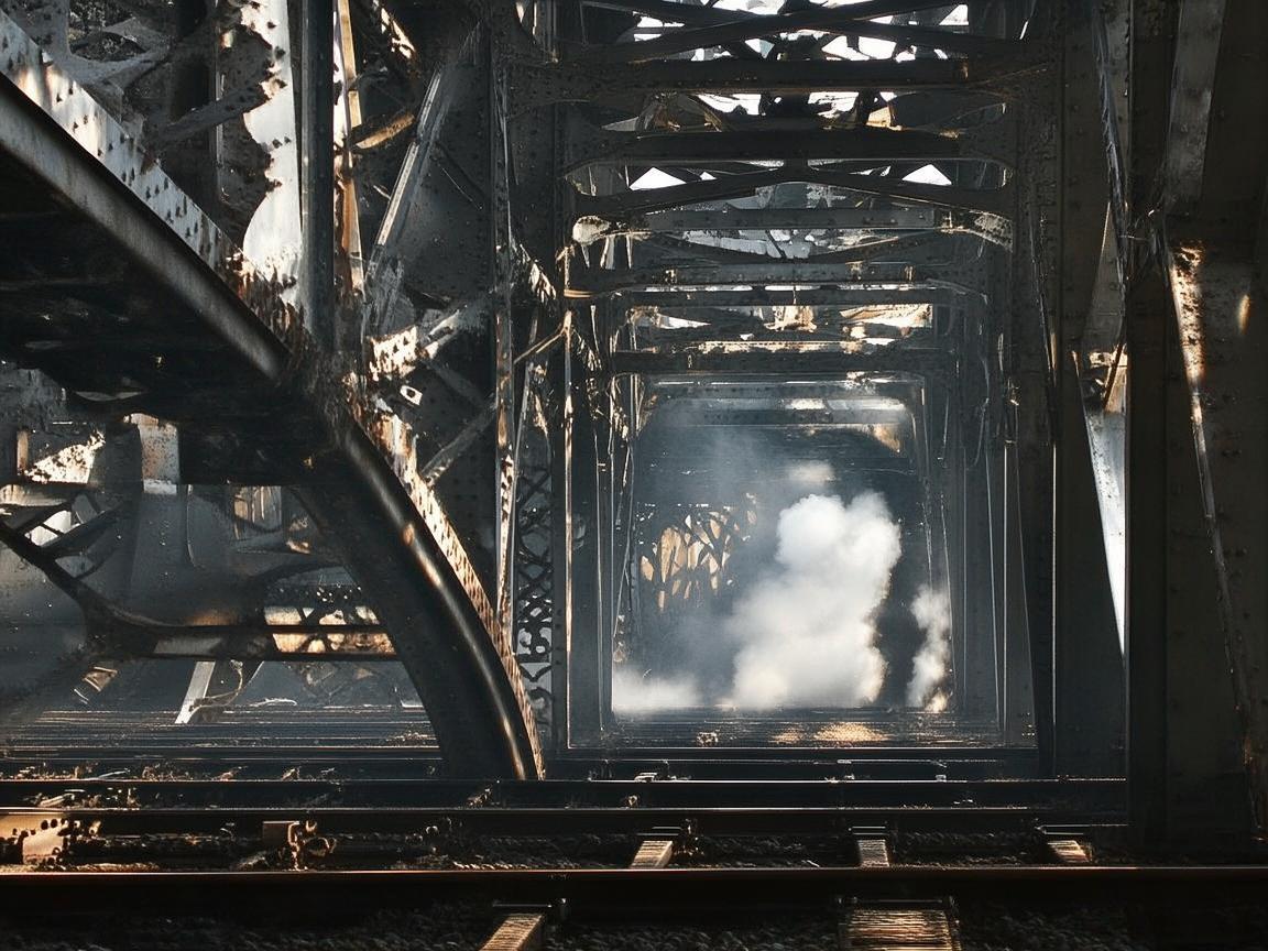 火车站的金属记忆，时光的凝固与流动