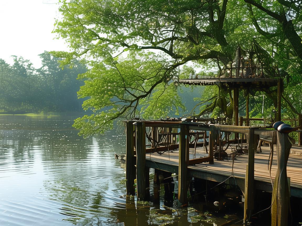 沼泽观景台，金属艺术家的静谧时光