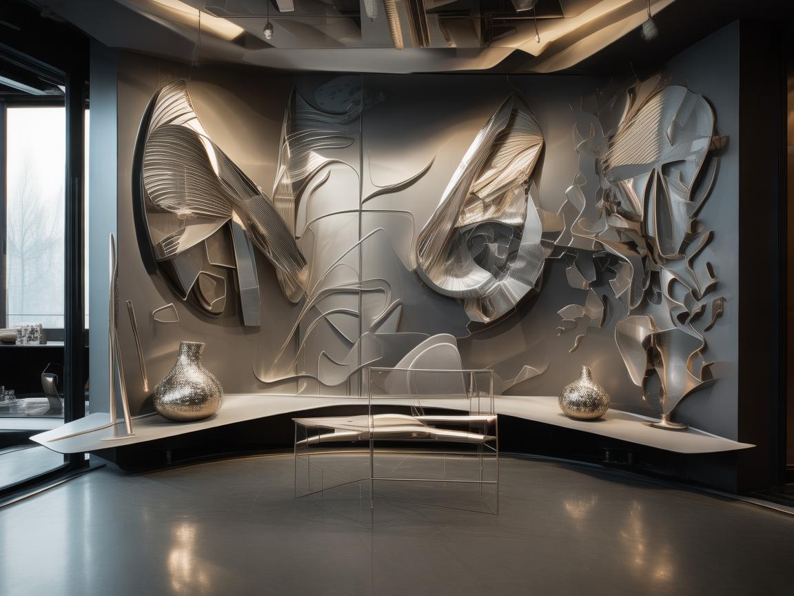 办公室里的金属艺术角落 办公室里的金属艺术角落