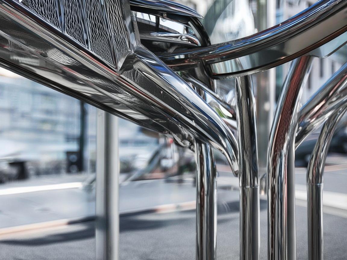 自行车道驿站，城市中的金属乐章