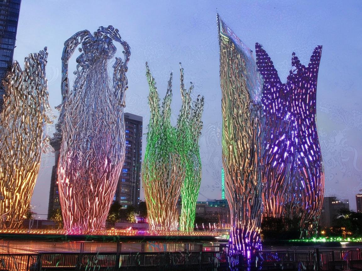 榆林之光,金属艺术与城市记忆的交响 榆林之光,金属艺术与城市记忆的交响