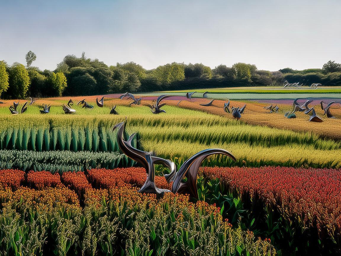 金属之韵,作物育种与艺术创作的交响 金属之韵,作物育种与艺术创作的交响