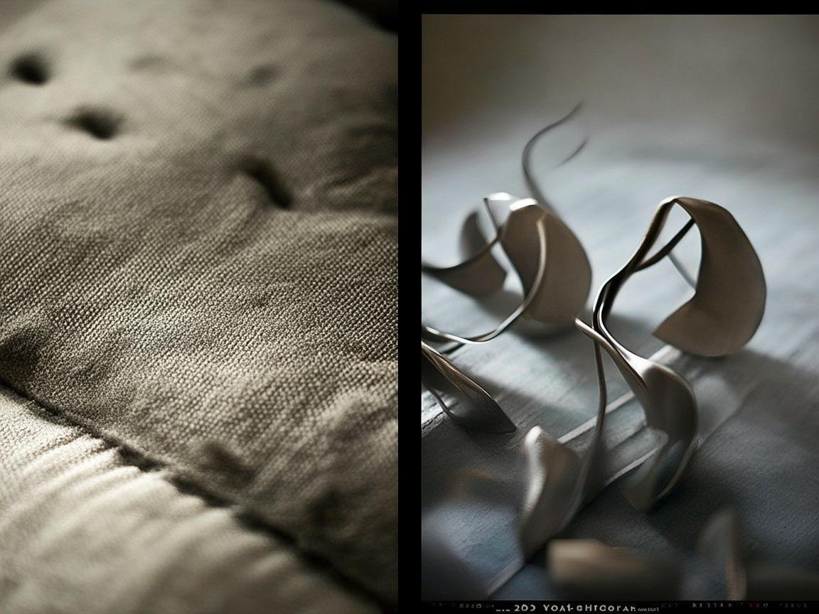 椅垫上的时光印记，金属艺术与生活的温柔邂逅