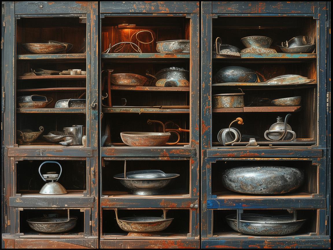 储物柜里的时光印记,金属艺术家的生活剪影 储物柜里的时光印记,金属艺术家的生活剪影